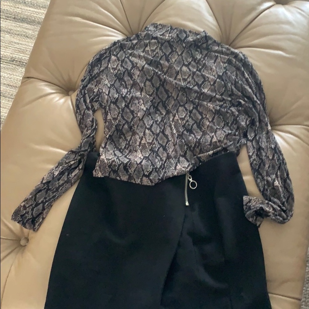 Skort and sheet top